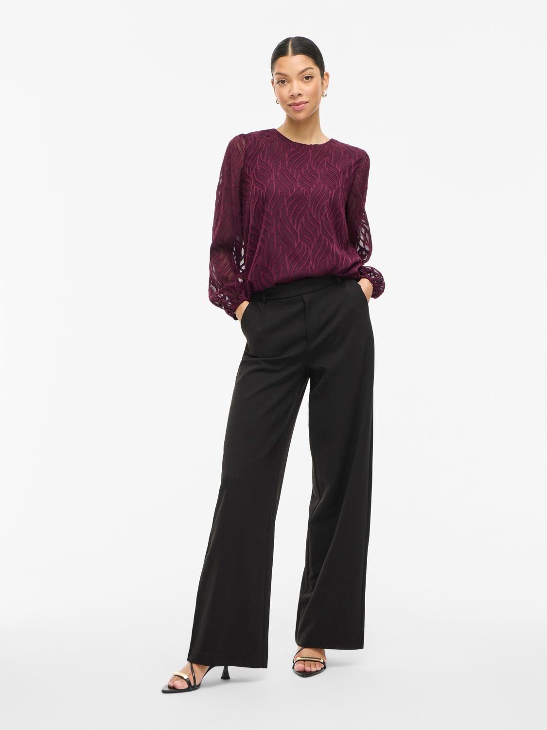 VIMIKA Top - Fig - VERO MODA & VILA Bergvik